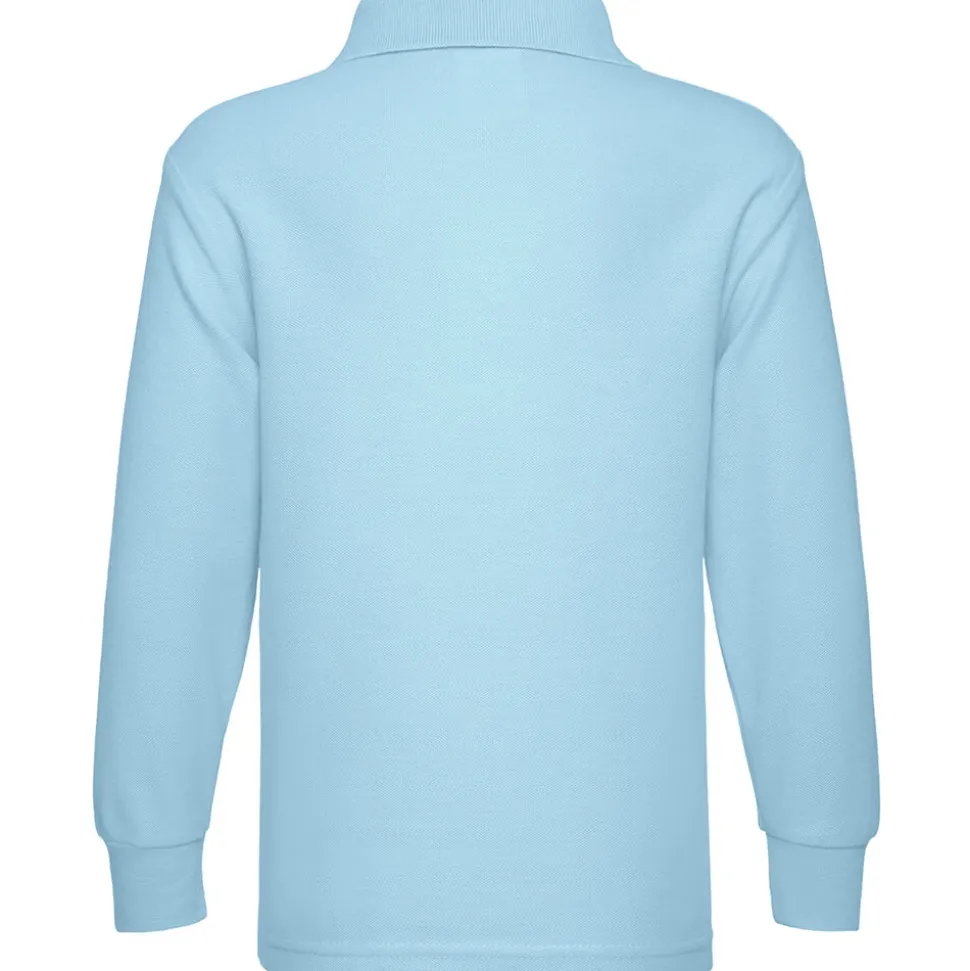 Kinder 65/35 Langarm Poloshirt