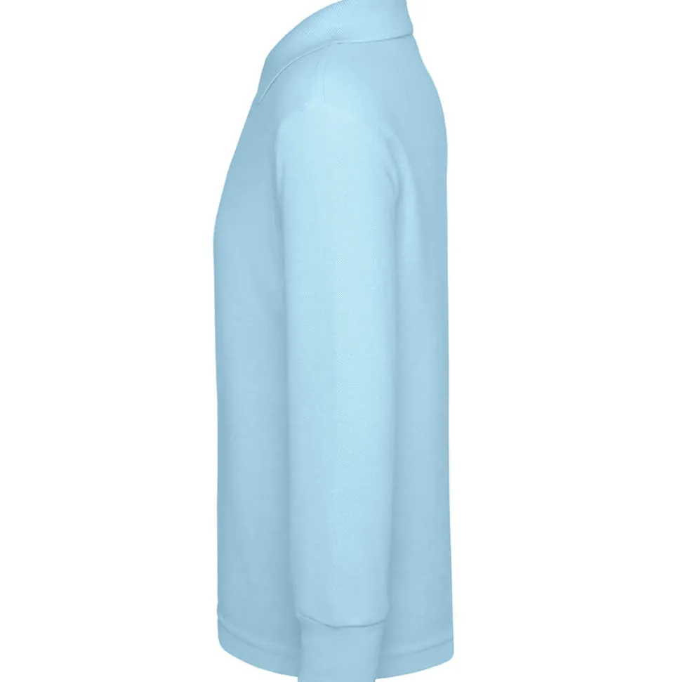 Kinder 65/35 Langarm Poloshirt