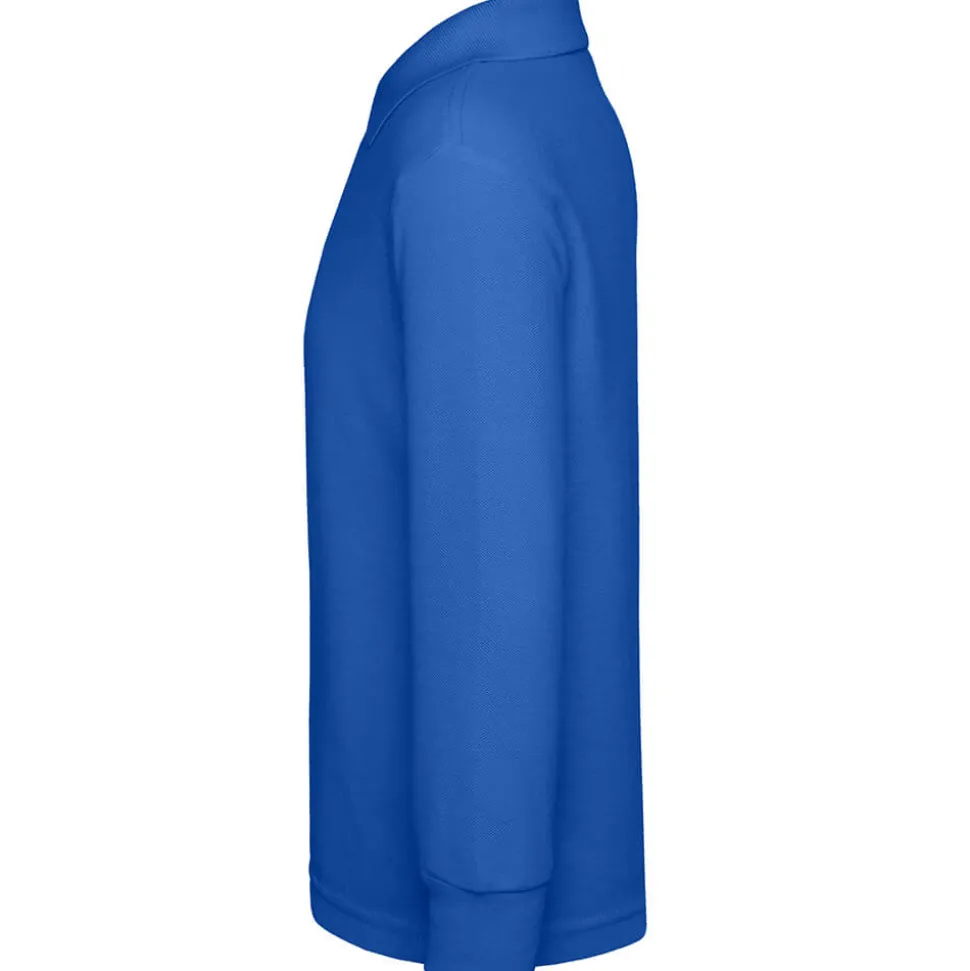 Kinder 65/35 Langarm Poloshirt
