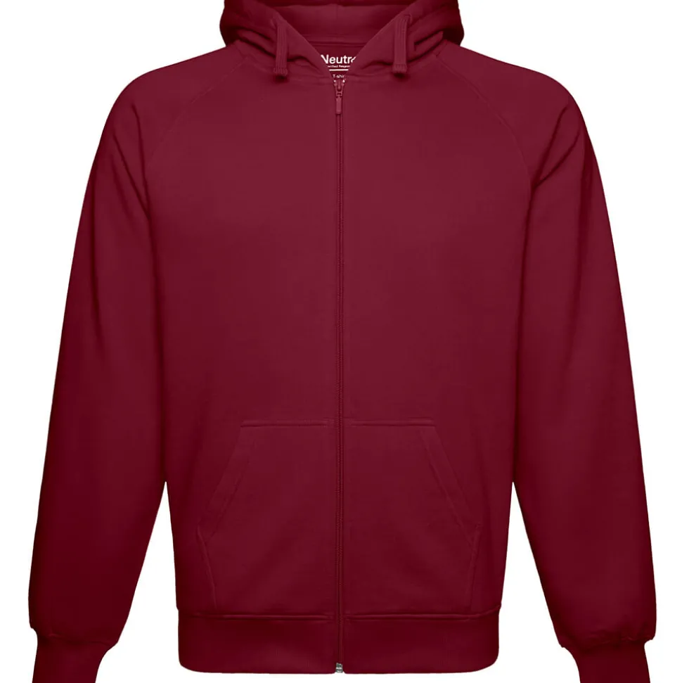 Männer Bio Kapuzensweatjacke Fairtrade in Übergröße
