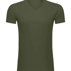 Männer Bio T-Shirt mit V-Ausschnitt Inspire
