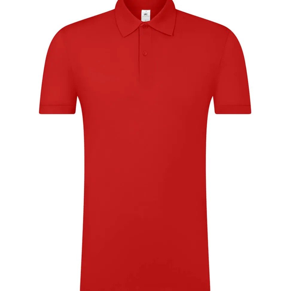 Männer Fein-Piqué Eco Poloshirt 65/35