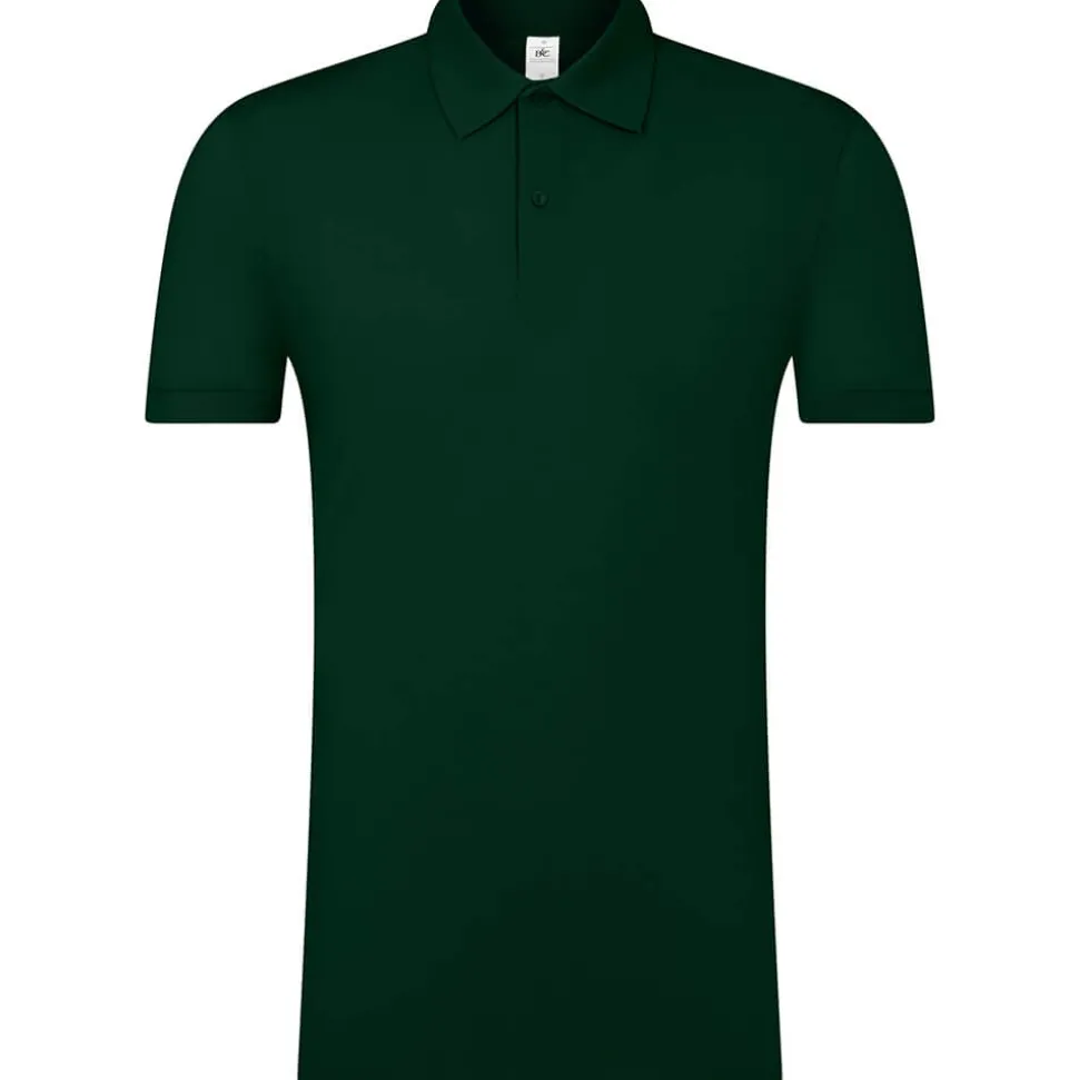 Männer Fein-Piqué Eco Poloshirt 65/35