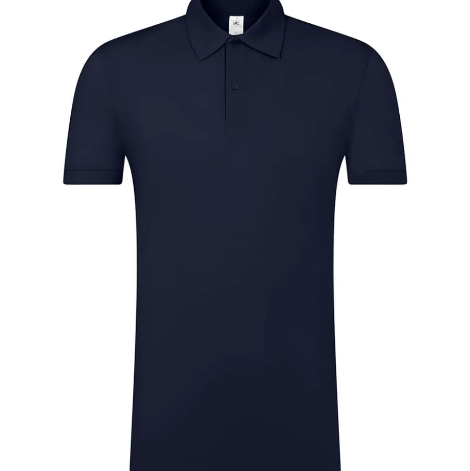 Männer Fein-Piqué Eco Poloshirt 65/35 in Übergröße