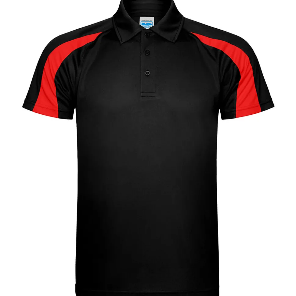 Männer Kontrast Funktions Poloshirt - Cool Neoteric