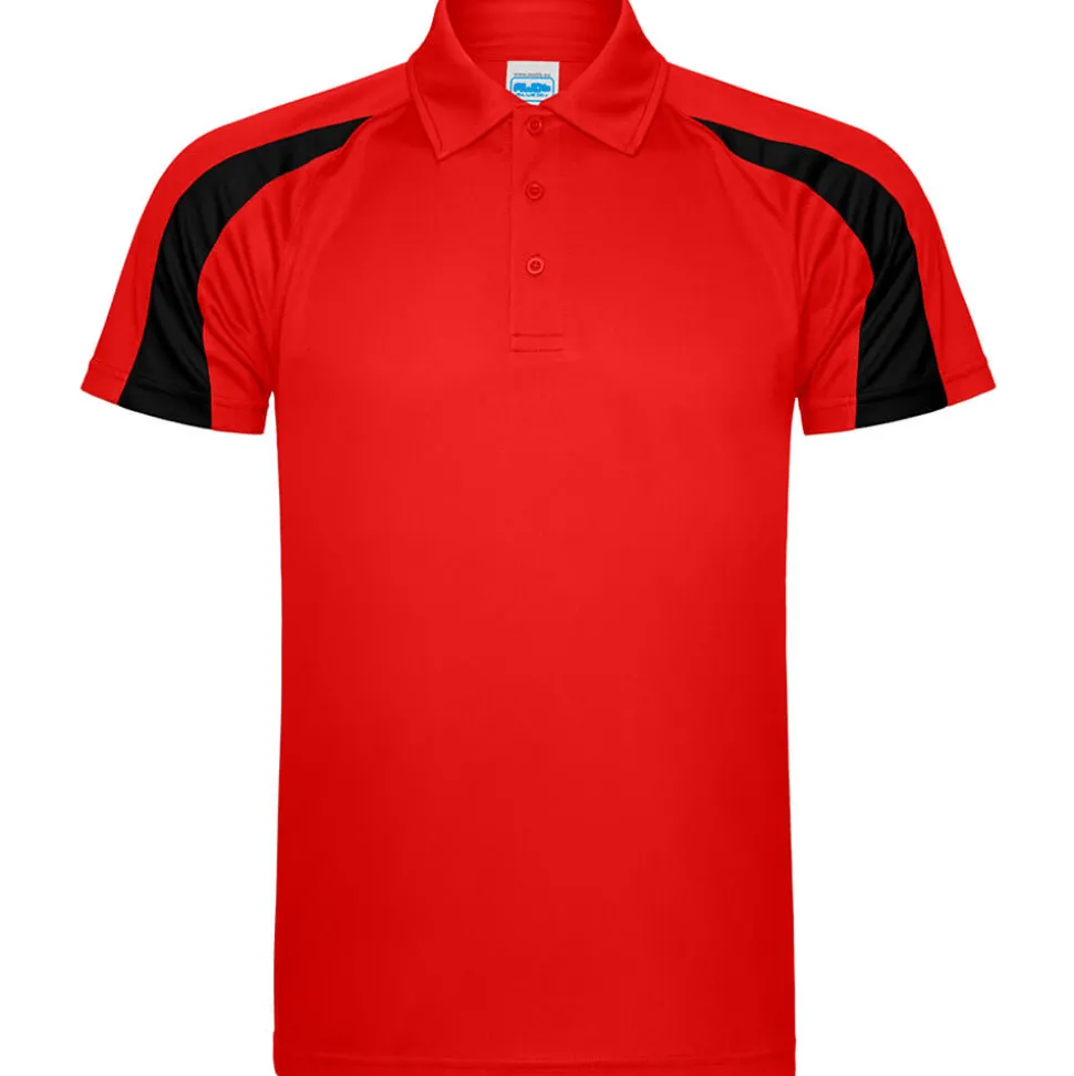 Männer Kontrast Funktions Poloshirt - Cool Neoteric