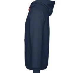 Männer Kontrast Hoodie Varsity in Übergröße
