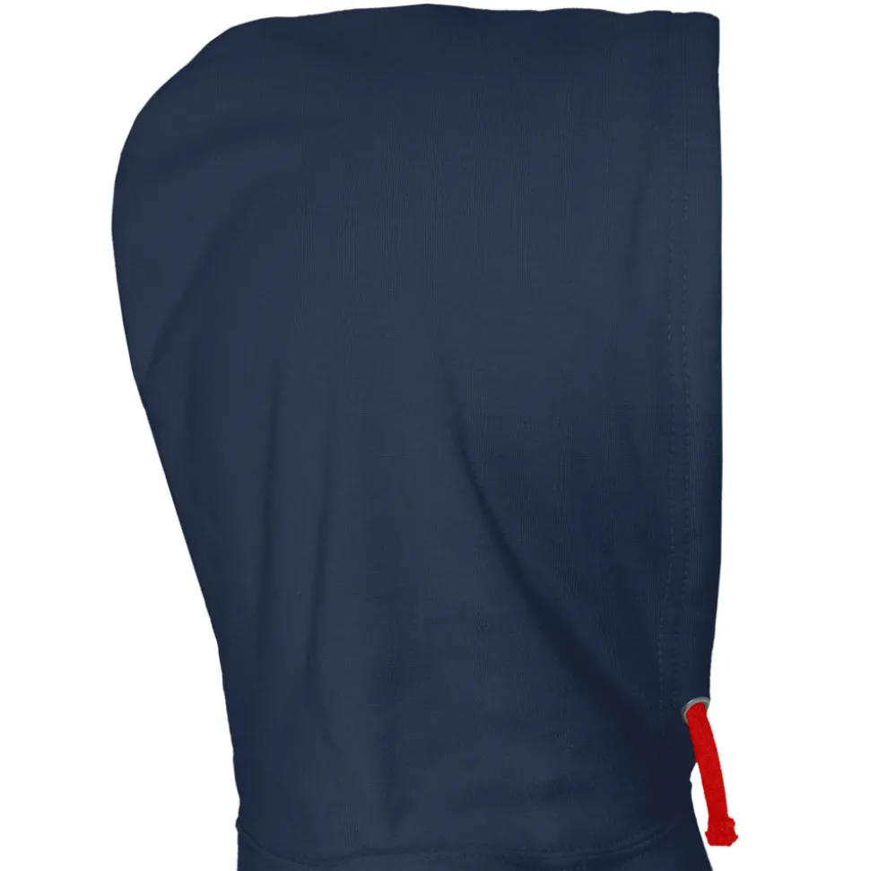 Männer Kontrast Hoodie Varsity in Übergröße