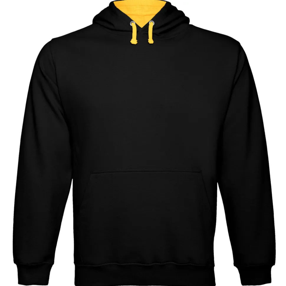 Männer Kontrast Hoodie Varsity in Übergröße