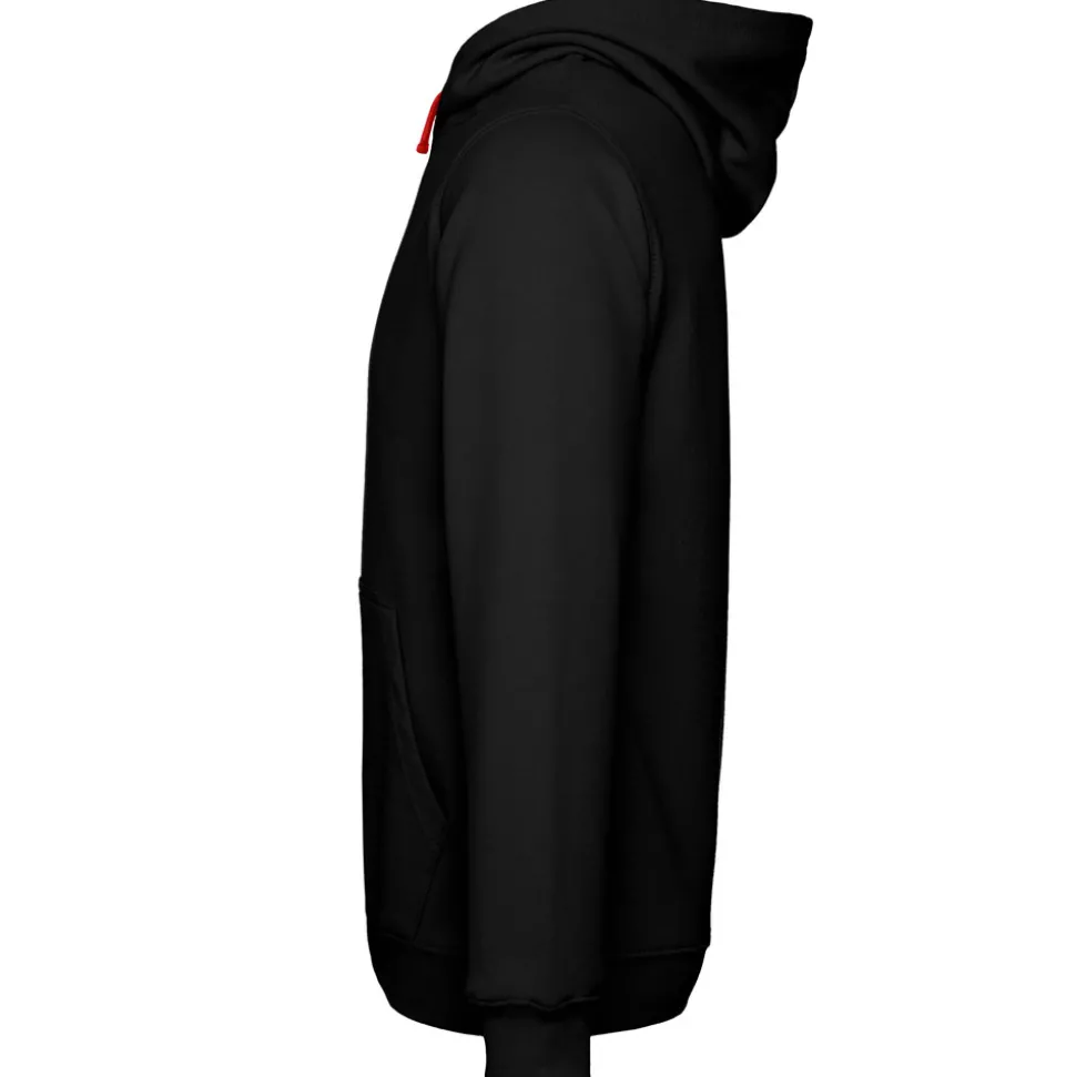 Männer Kontrast Hoodie Varsity in Übergröße