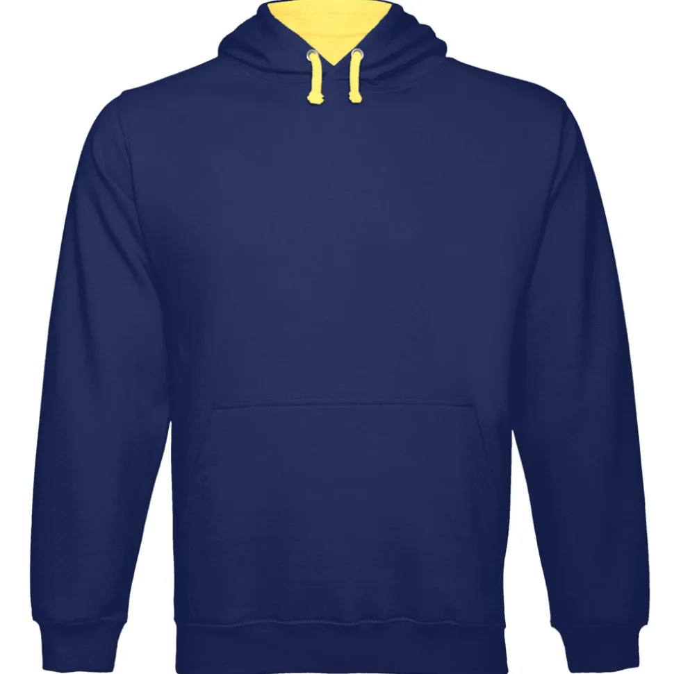 Männer Kontrast Hoodie Varsity