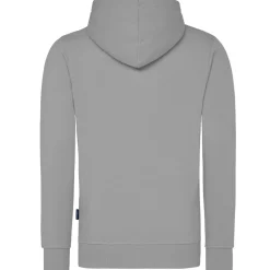 Männer Kontrast Kapuzen-Sweatjacke in Übergröße - Fair4All