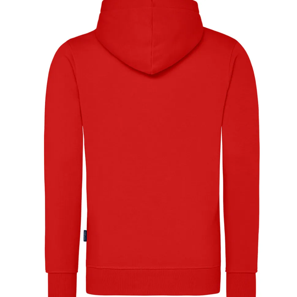 Männer Kontrast Kapuzen-Sweatjacke in Übergröße - Fair4All