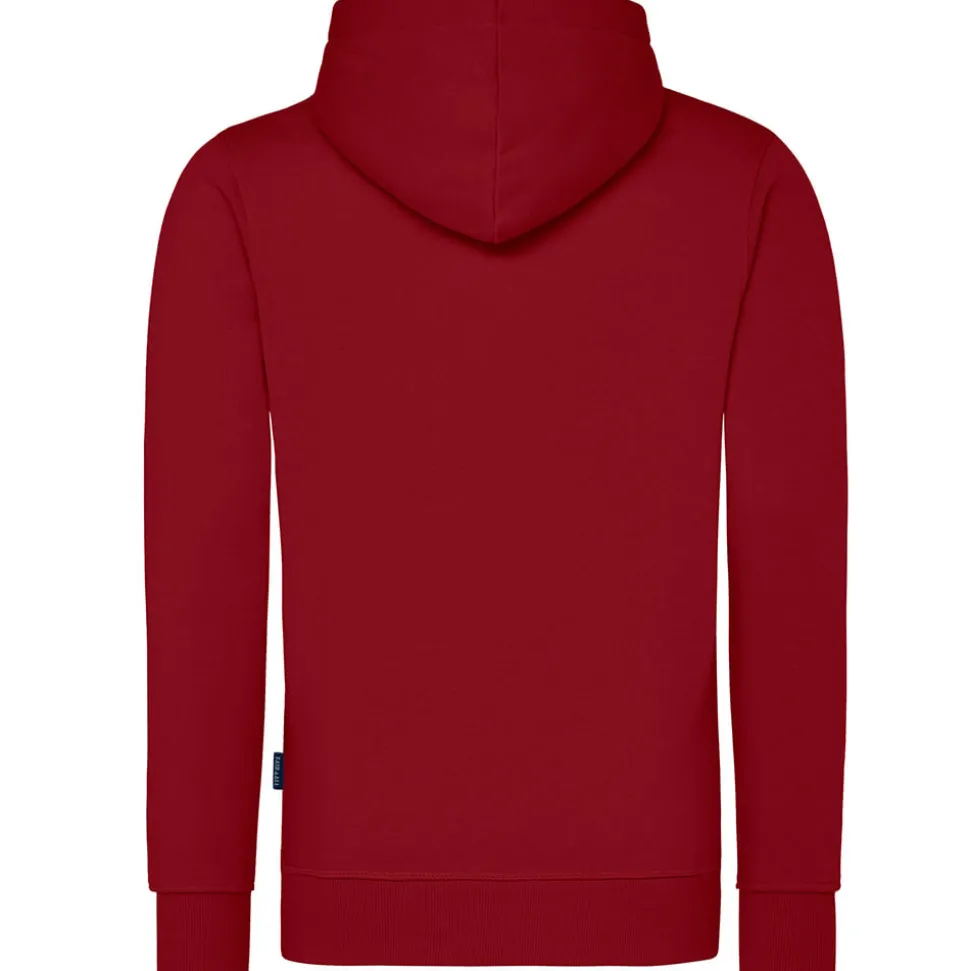 Männer Kontrast Kapuzen-Sweatjacke in Übergröße - Fair4All