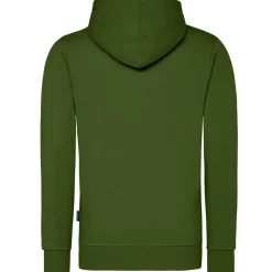 Männer Kontrast Kapuzen-Sweatjacke in Übergröße - Fair4All