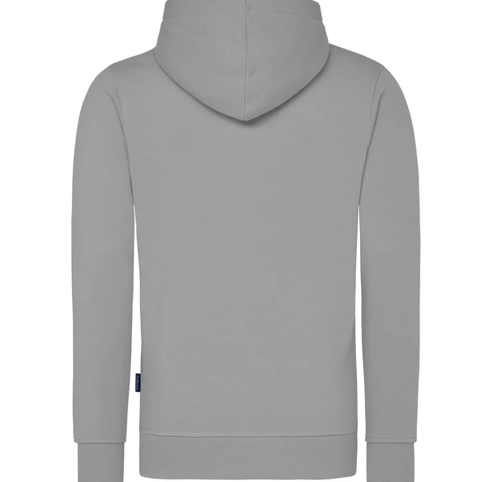 Männer Kontrast Kapuzen-Sweatjacke - Fair4All