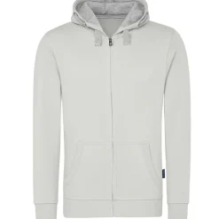 Männer Kontrast Kapuzen-Sweatjacke - Fair4All