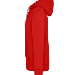 Männer Kontrast Kapuzen-Sweatjacke - Fair4All