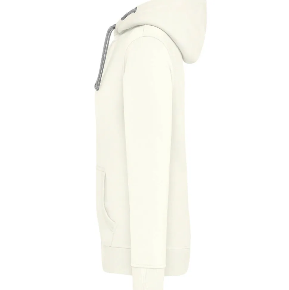 Männer Kontrast Kapuzen-Sweatjacke - Fair4All