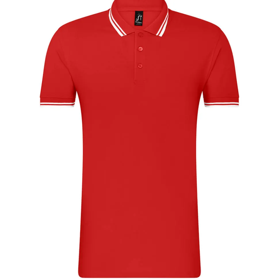 Männer Kontrast Poloshirt Pasadena