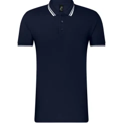Männer Kontrast Poloshirt Pasadena