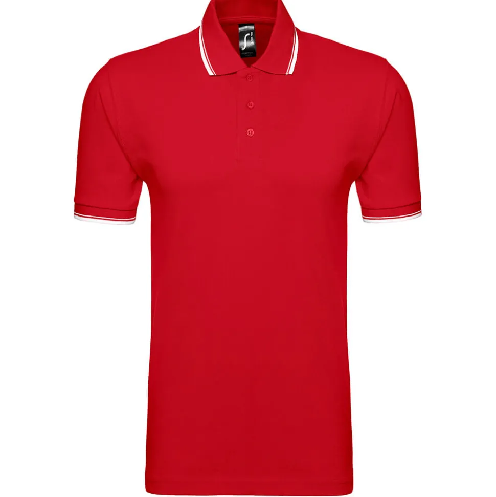 Männer Kontrast Poloshirt Practice