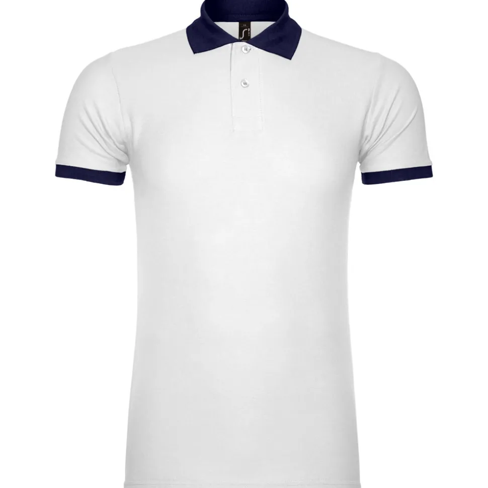 Männer Kontrast Poloshirt Prince