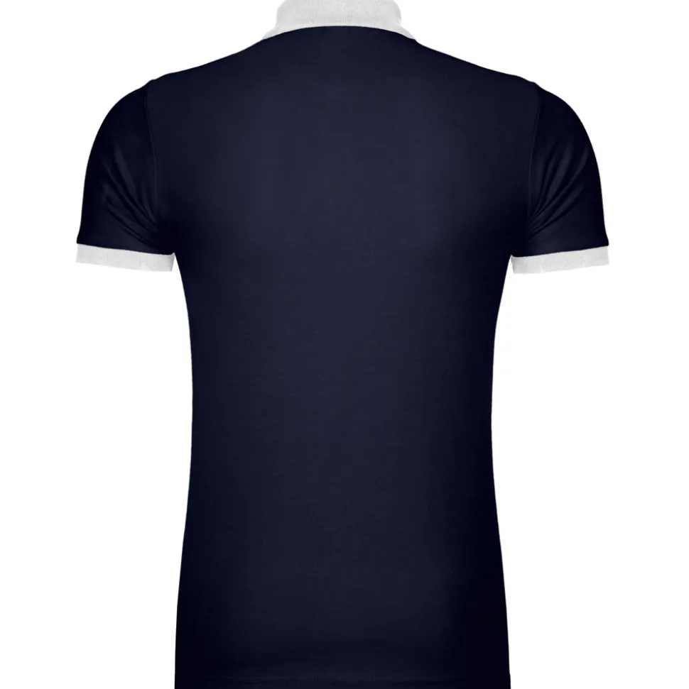 Männer Kontrast Poloshirt Prince
