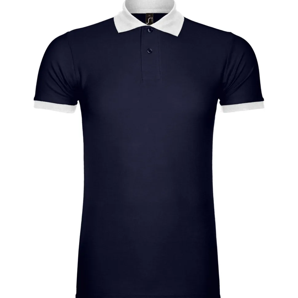 Männer Kontrast Poloshirt Prince