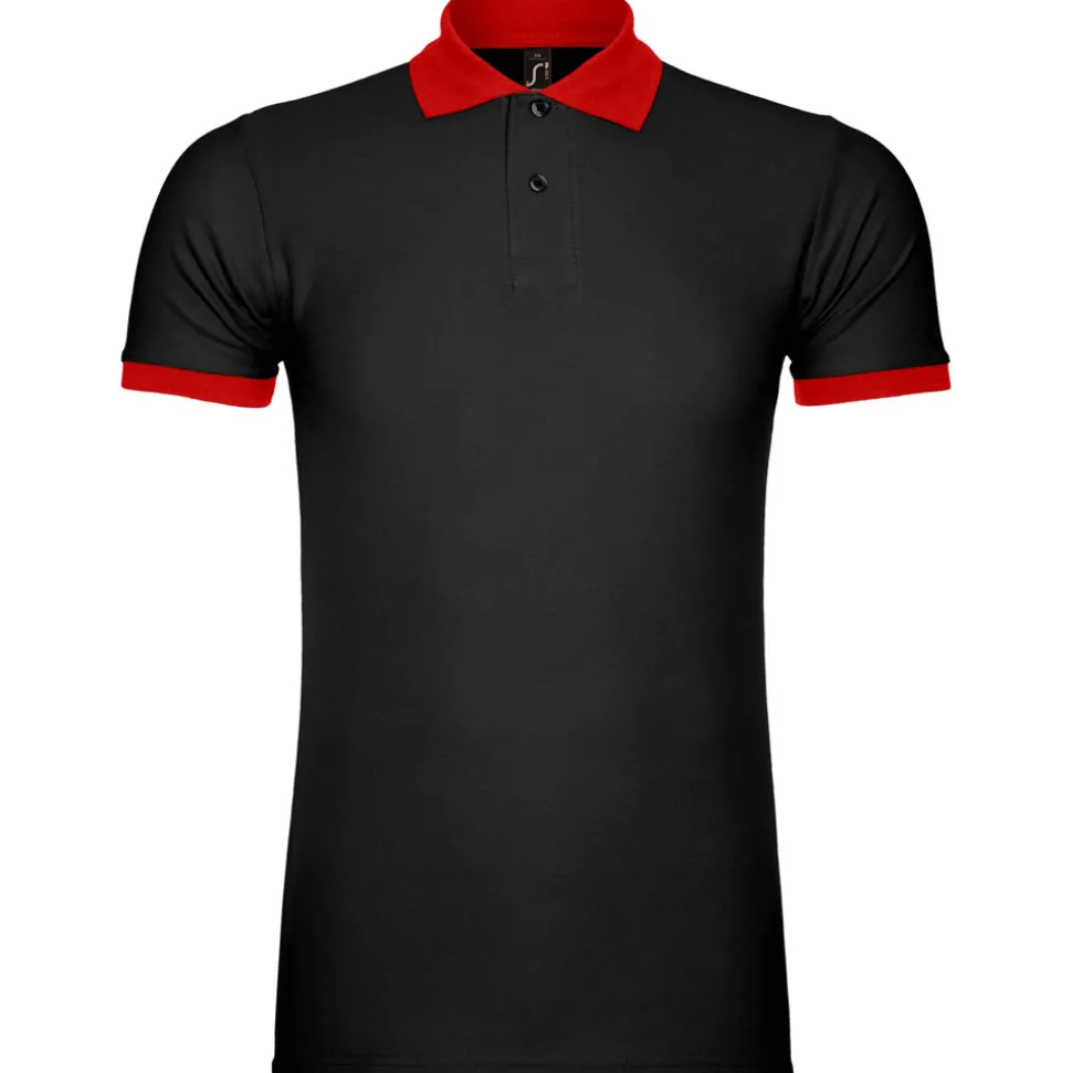 Männer Kontrast Poloshirt Prince