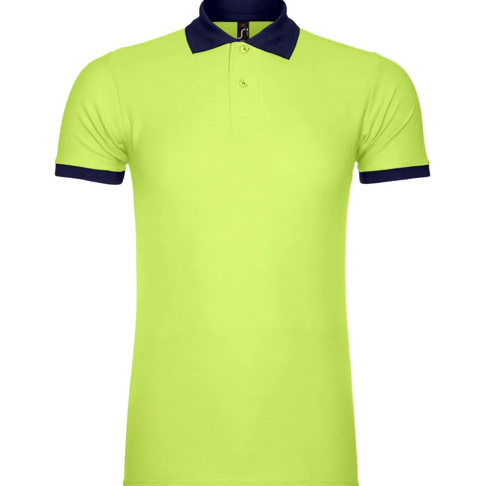 Männer Kontrast Poloshirt Prince