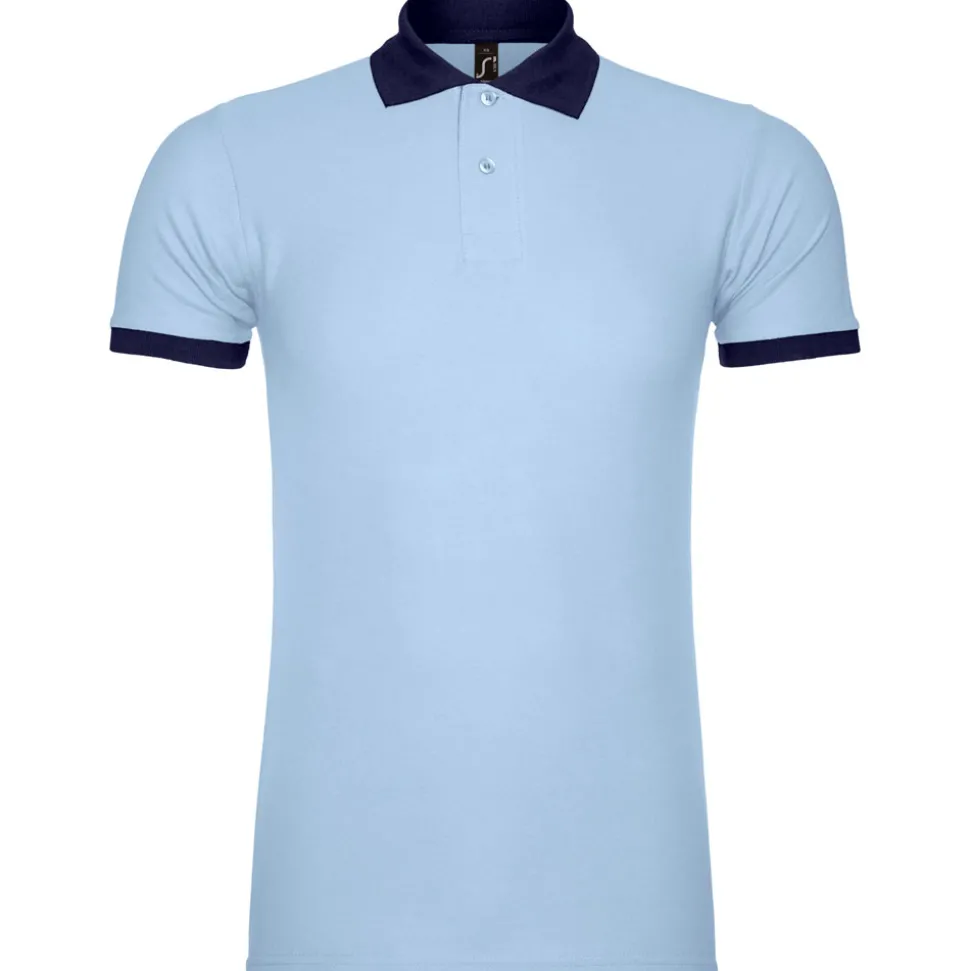Männer Kontrast Poloshirt Prince