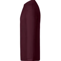 Männer Langarm Fein-Piqué Poloshirt 180 in Übergröße