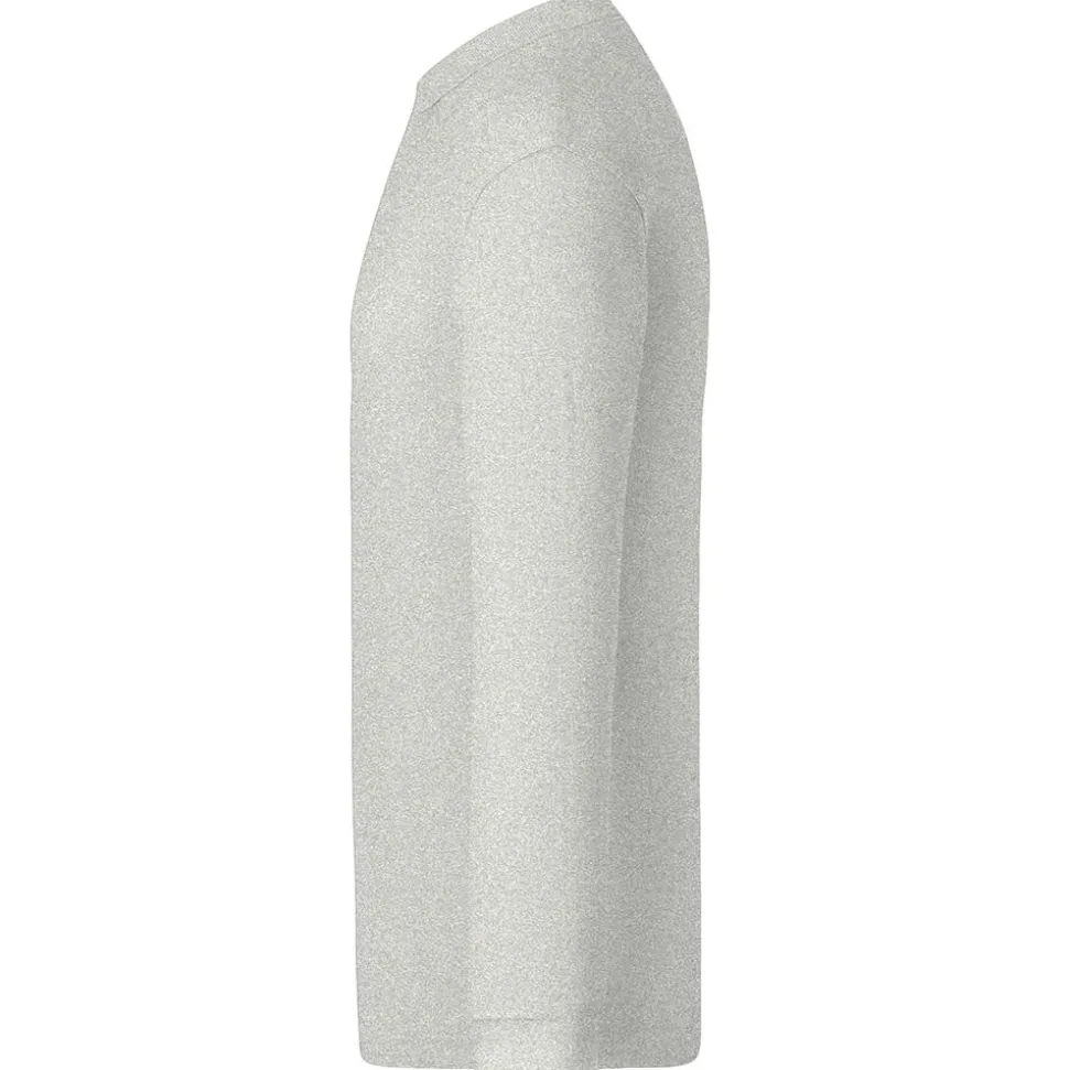 Männer Langarm Fein-Piqué Poloshirt 210