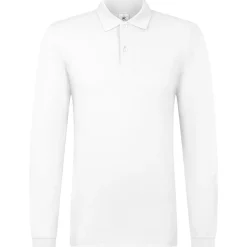 Männer Langarm Fein-Piqué Poloshirt 210