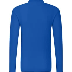 Männer Langarm Piqué Poloshirt ID.001 in Übergröße