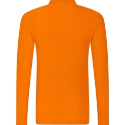 Männer Langarm Piqué Poloshirt ID.001 in Übergröße