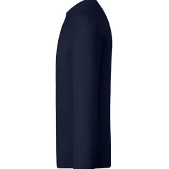 Männer Langarm Piqué Poloshirt ID.001 in Übergröße