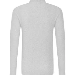 Männer Langarm Piqué Poloshirt ID.001 in Übergröße