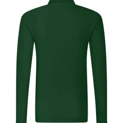 Männer Langarm Piqué Poloshirt ID.001 in Übergröße