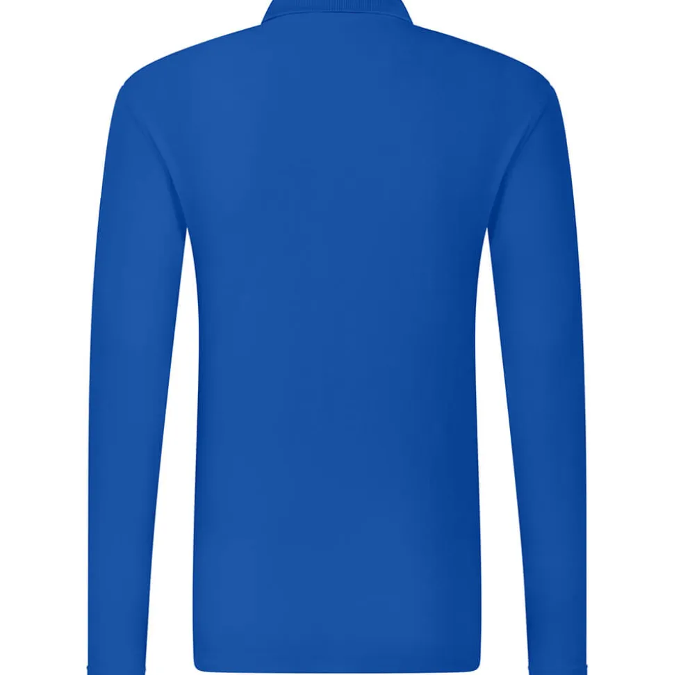 Männer Langarm Piqué Poloshirt ID.001