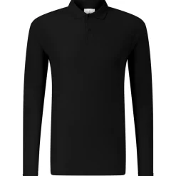 Männer Langarm Piqué Poloshirt ID.001