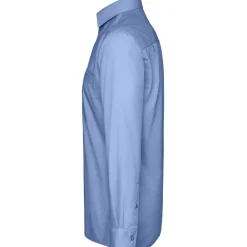 Männer Langarm Popeline-Hemd in Übergröße