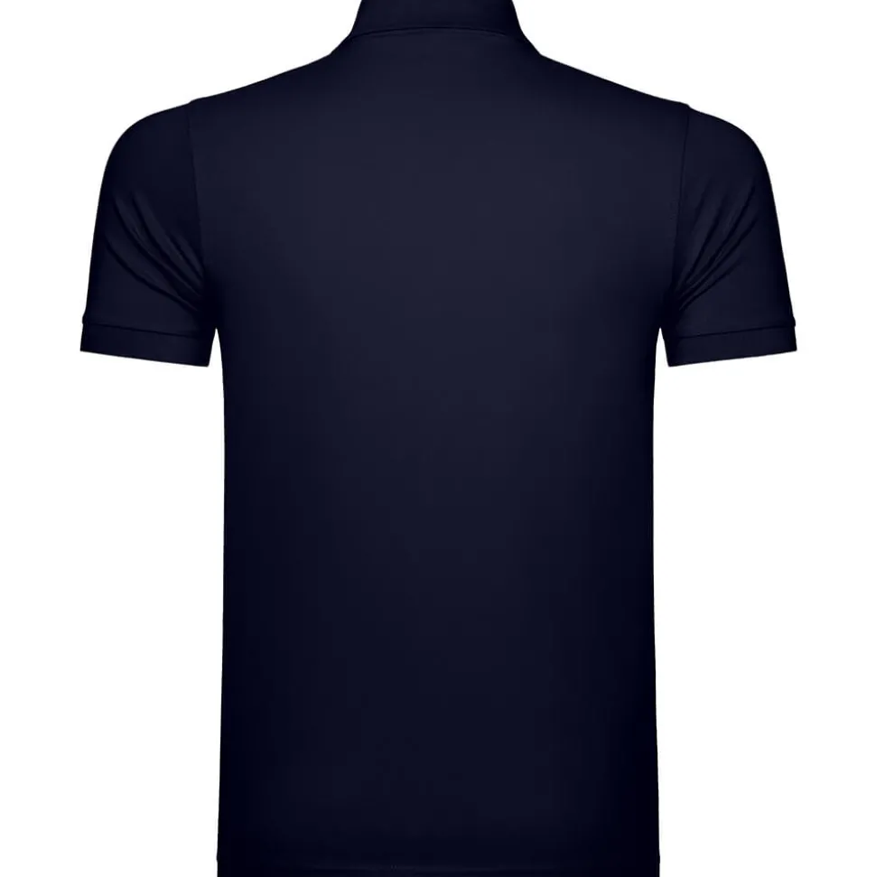 Männer Luxury Stretch Poloshirt in Übergröße