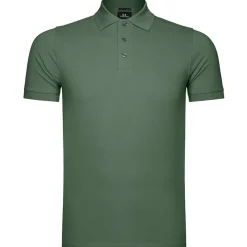 Männer Luxury Stretch Poloshirt in Übergröße