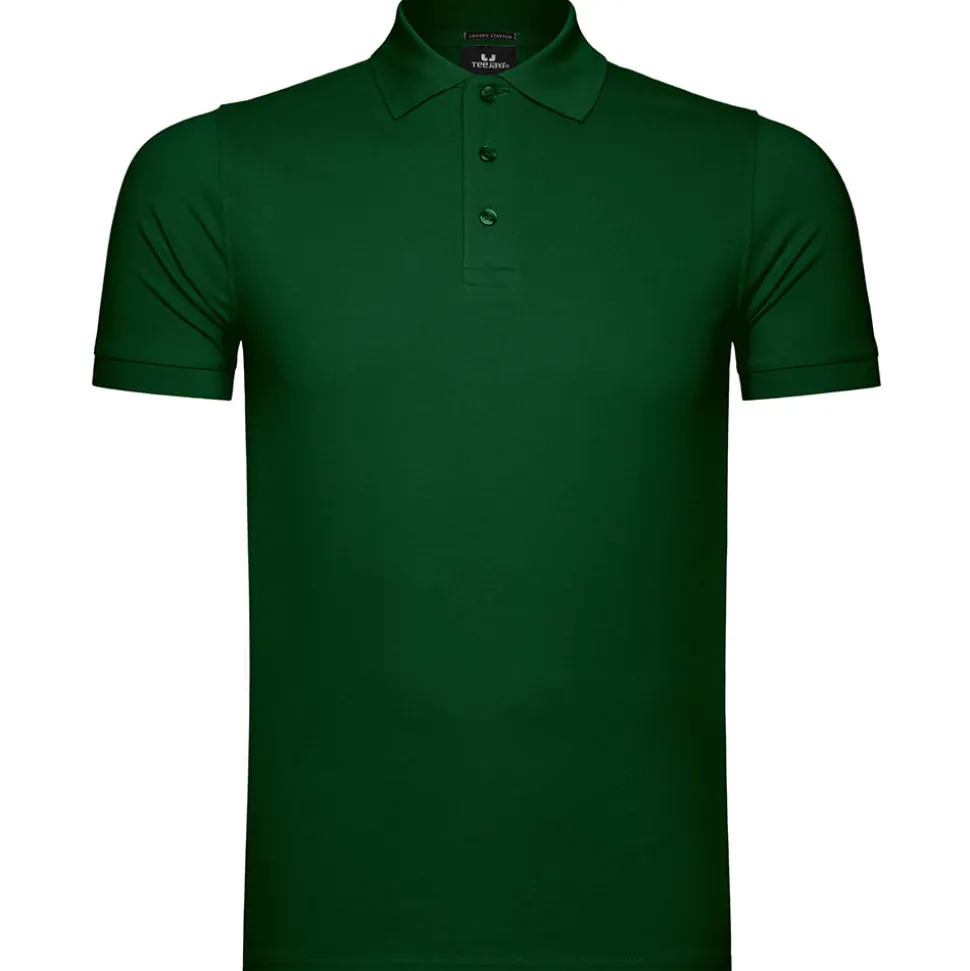 Männer Luxury Stretch Poloshirt in Übergröße