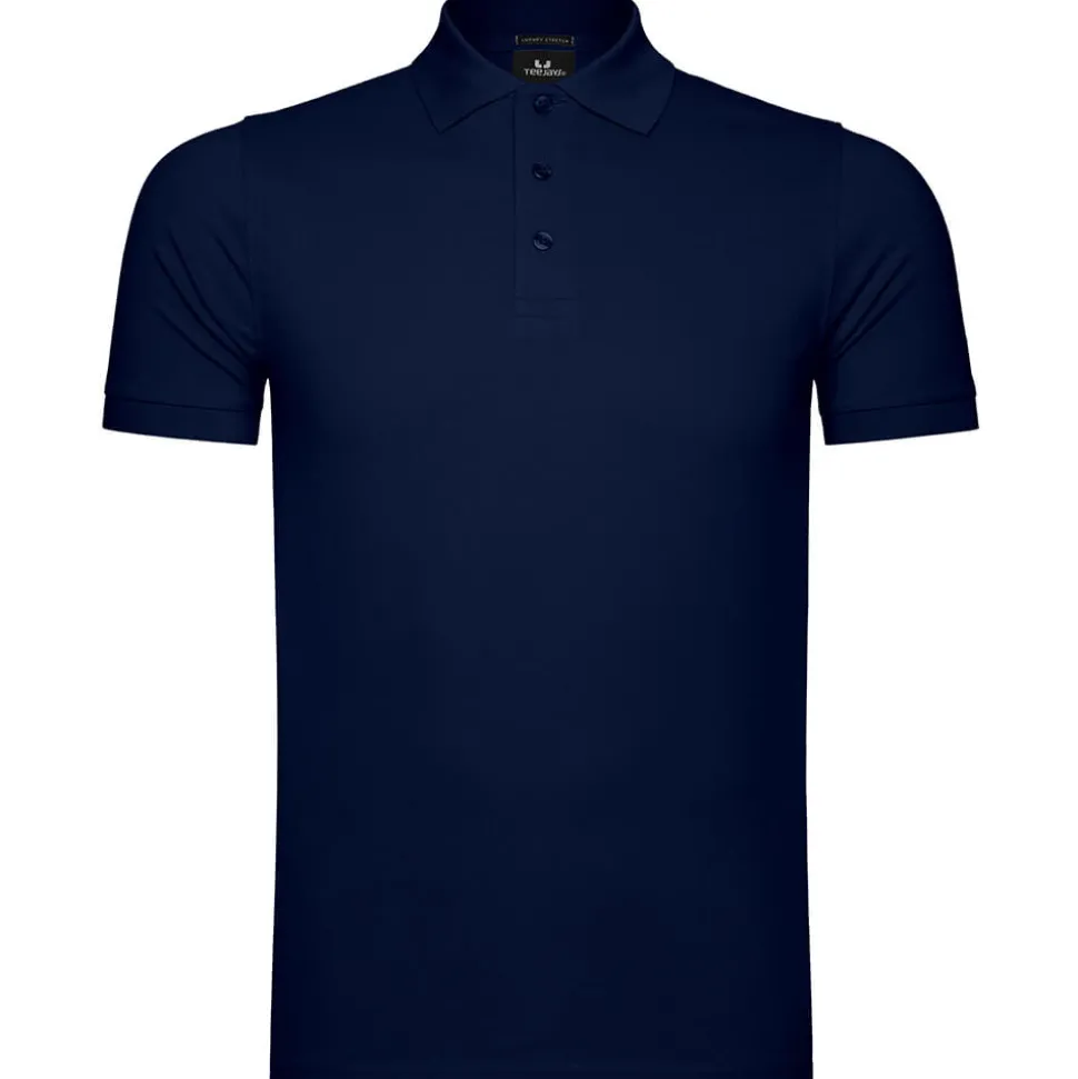 Männer Luxury Stretch Poloshirt in Übergröße