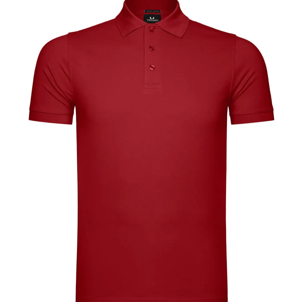 Männer Luxury Stretch Poloshirt in Übergröße