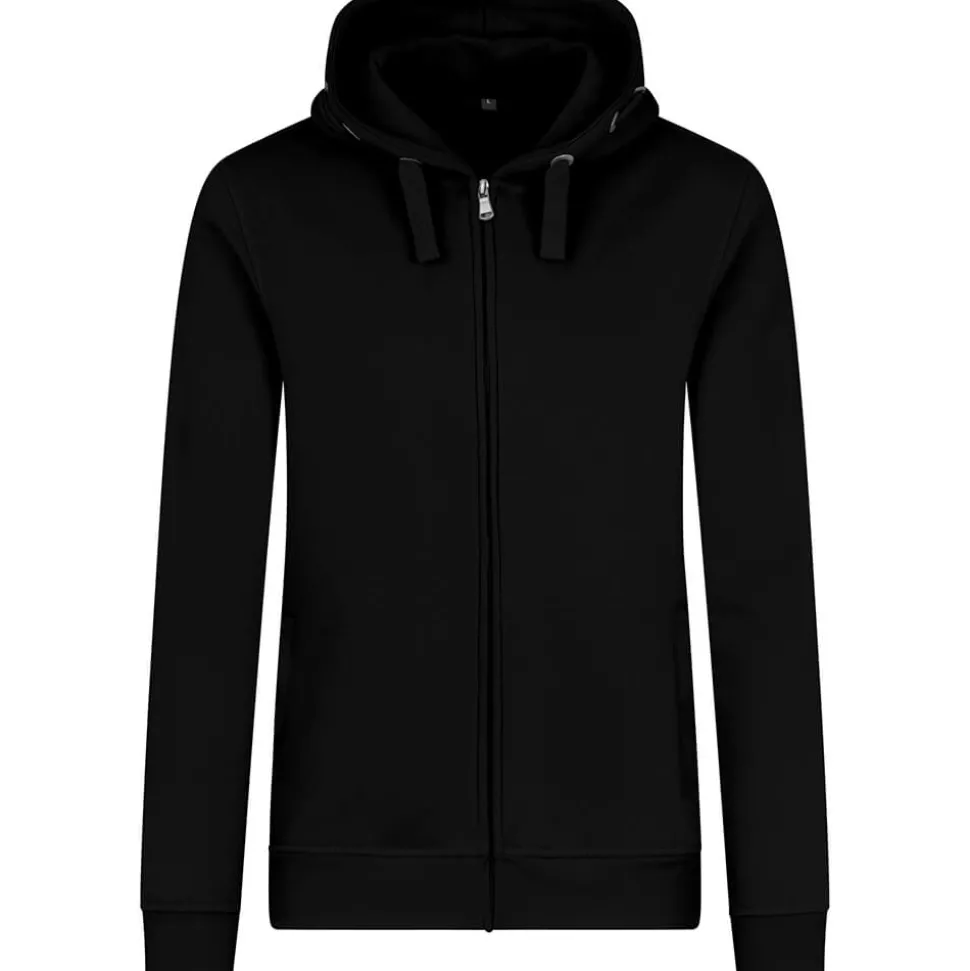 Männer Premium Kapuzen-Sweatjacke 70/30 Mischgewebe in Übergröße
