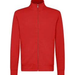 Männer Premium Sweatjacke French Terry 70/30 Mischgewebe in Übergröße